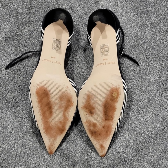 White House Black market ankle strap heels - Picture 5 of 6